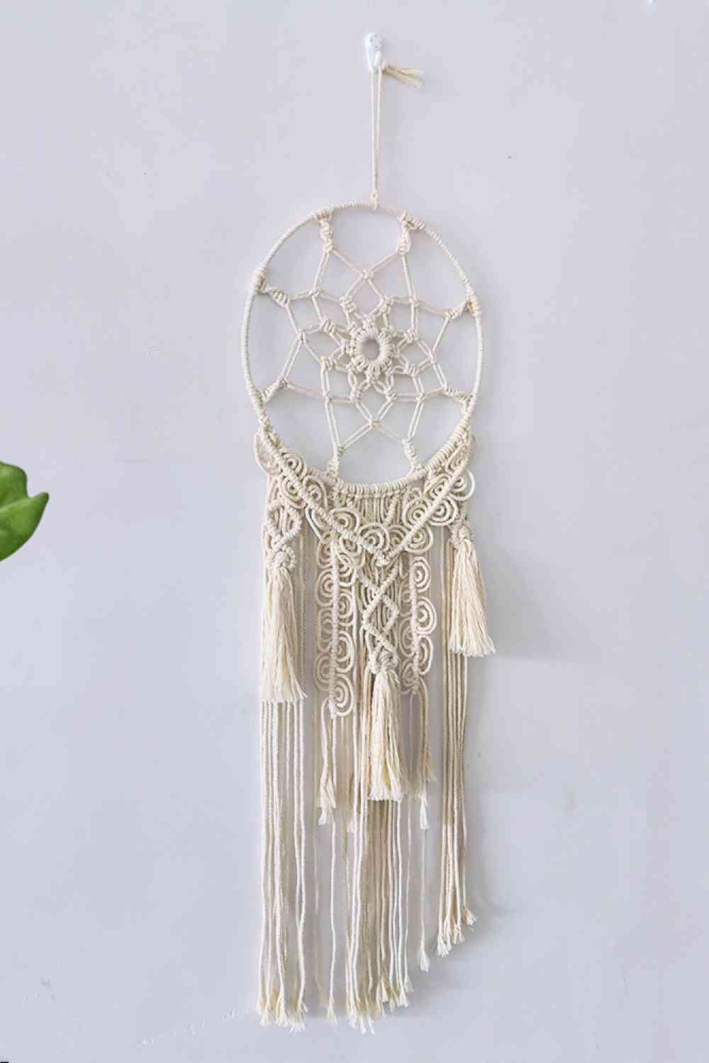 Macrame Fringe Wall Hanging Decor