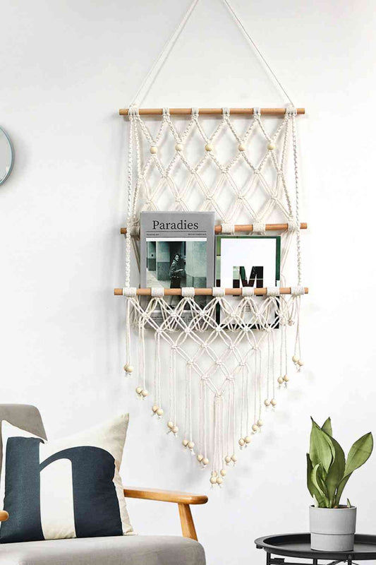 Macrame Book Holder