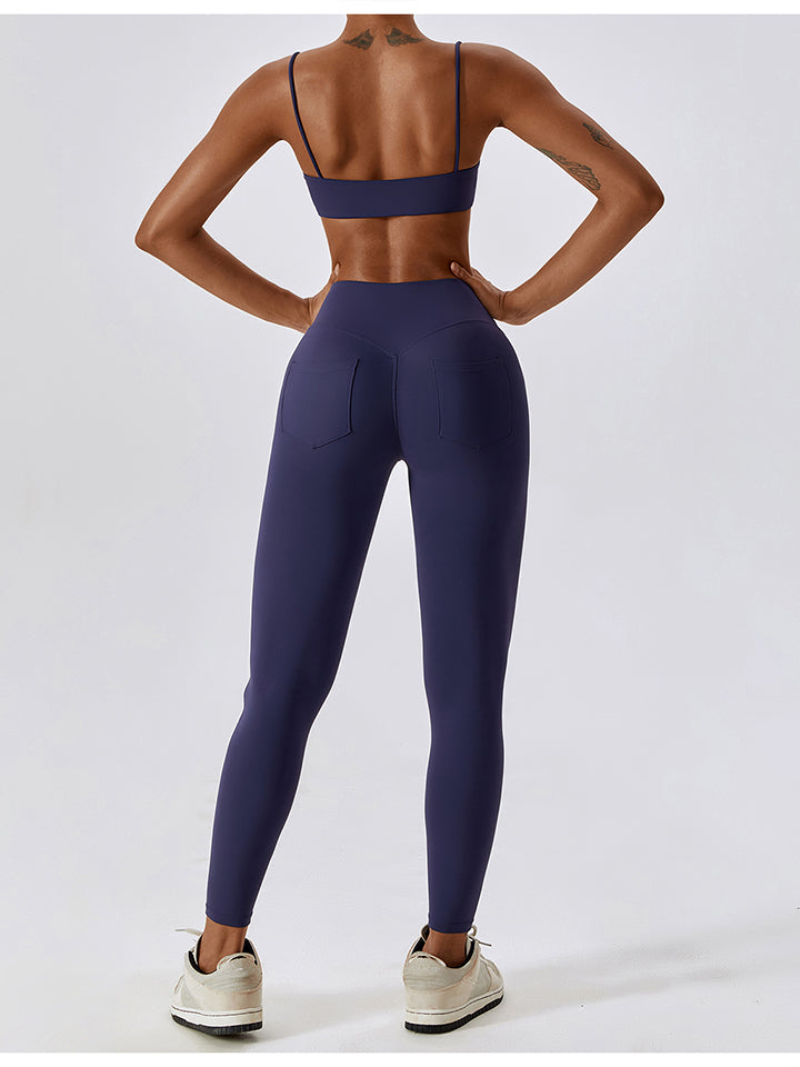 Wide Waistband Sports Pants