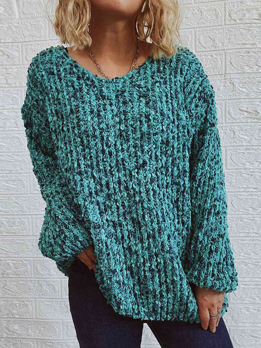 V-Neck Long Sleeve Sweater